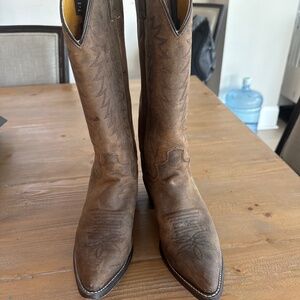 Justin Boots Brown Heeled Boots